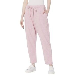 B New York Cabaret Heather Drawstring Jogger Pants Size XS Pink Casual Lounge